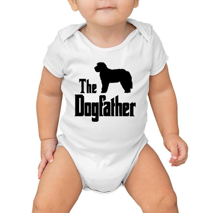 The Dogfather - Funny Dog Gift Funny Bernedoodle  Baby Onesie