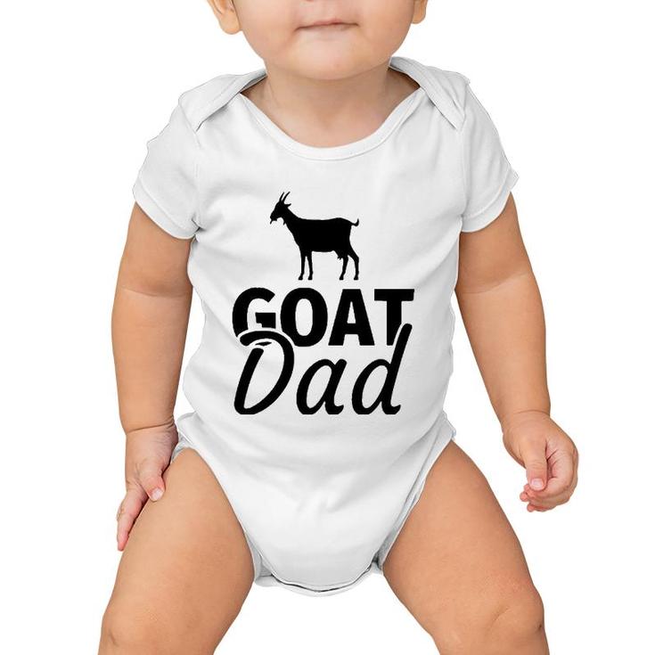 The Goatfather Funny Goat Father Lover Baby Onesie