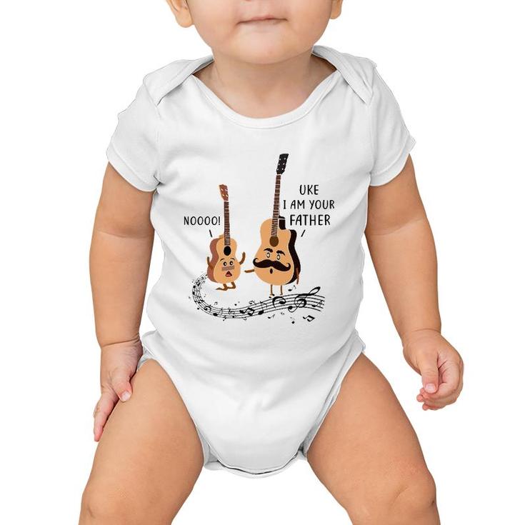 Uke I Am Your Father Ukulele Guitar Music Gift Baby Onesie