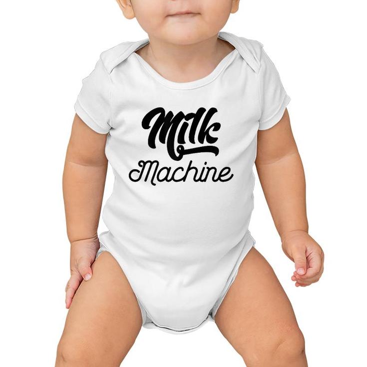 Womens Humorous Milk Machine Funny Pregnancy Gifts For Her Mom Baby Onesie