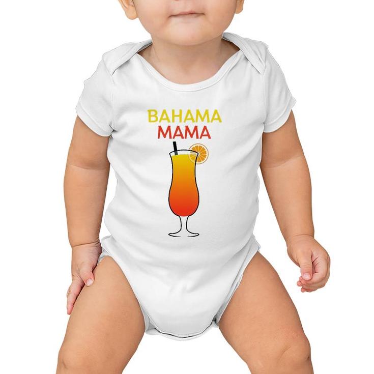 Womens I Love Bahama Mama Always At The Bar With This Cocktail V-Neck Baby Onesie