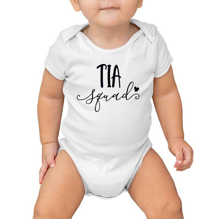 Womens Tia Squad Cute Spanish Aunt Life Mother's Day Gift Baby Onesie