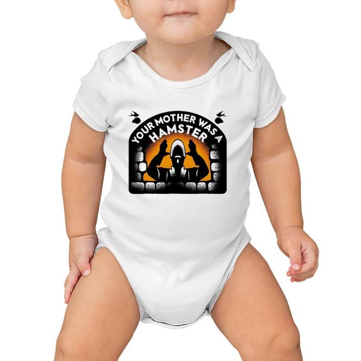 Your Mother Was A Hamster Vintage Baby Onesie